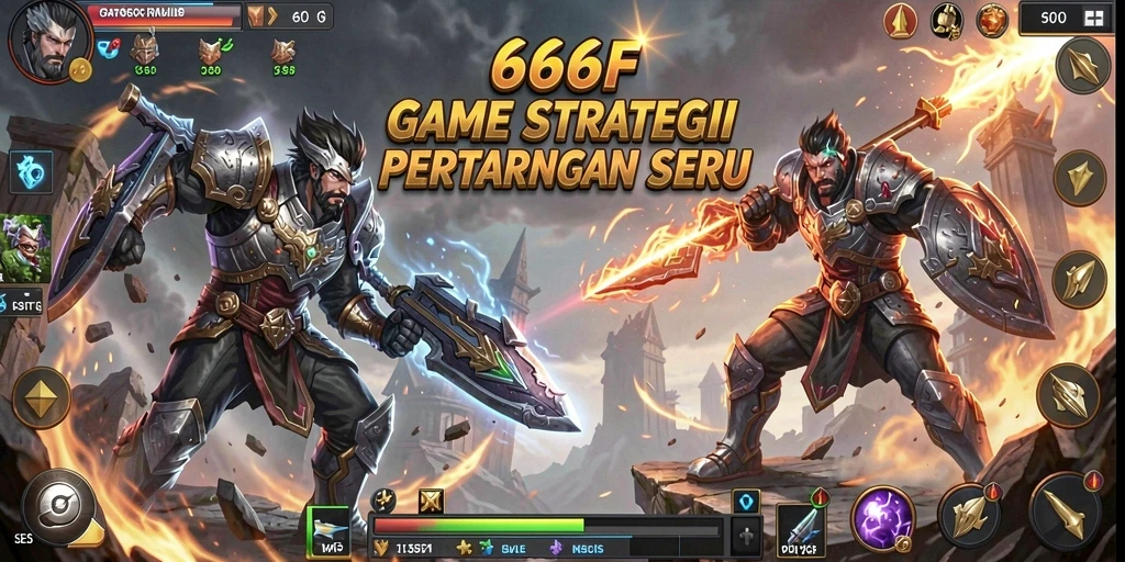 Tampilan intens dari pertempuran strategis dalam 666F.