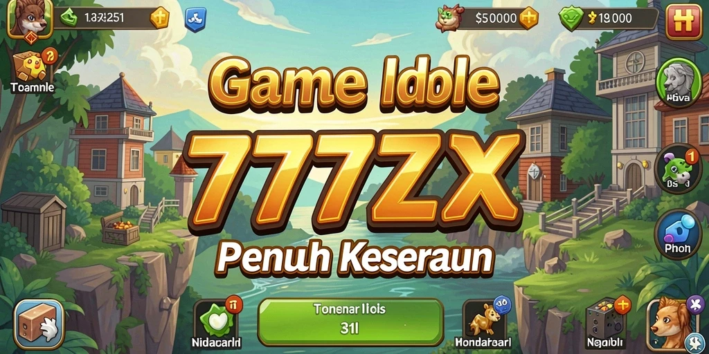 Tampilan gameplay 777ZX yang memukau dengan elemen Idle yang menarik.