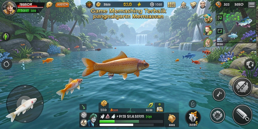 Tangkapan ikan yang beragam di gameplay 888IDR.