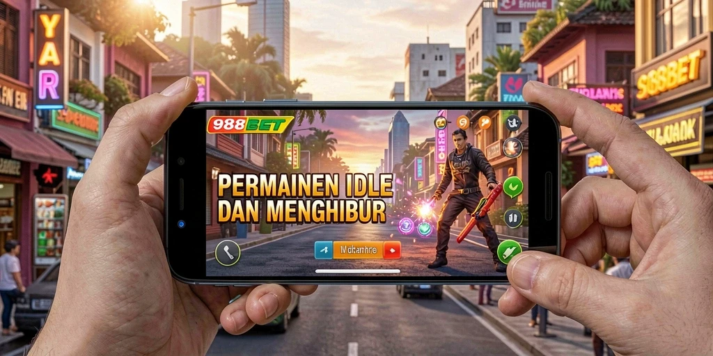 Screenshot utama 988BET menampilkan gameplay seru dan santai.