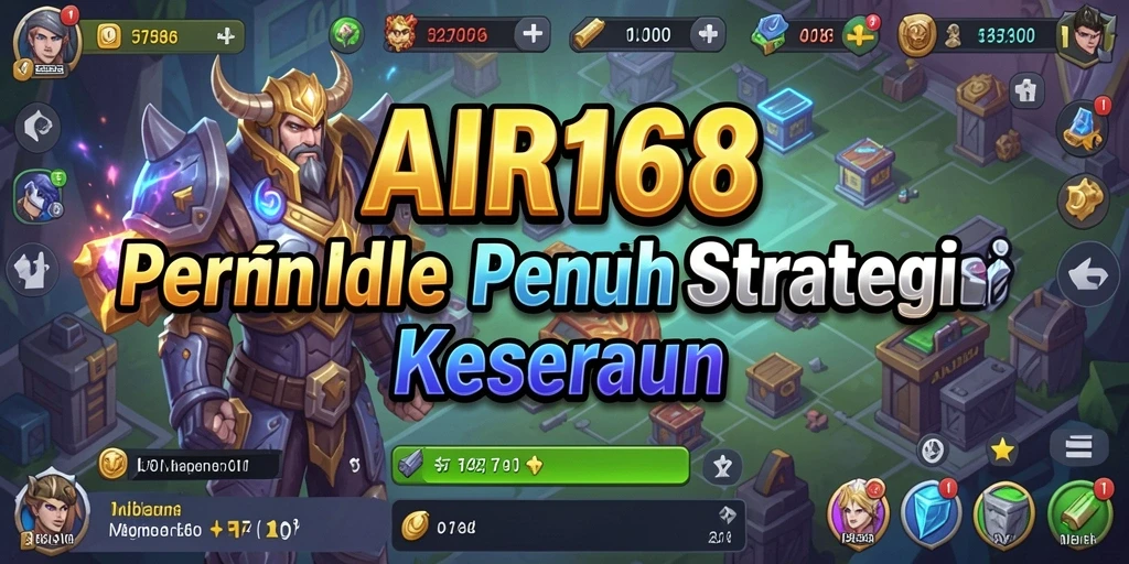 Gambaran gameplay AIR168 yang seru dan interaktif di dunia Idle.