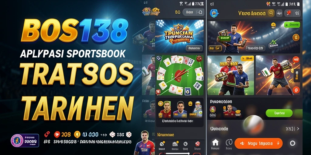 Screenshot gameplay BOS138 yang menampilkan antarmuka aplikasi Sportsbook.