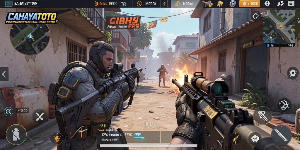Tangkapan layar permainan <strong>CAHAYATOTO</strong> yang menunjukkan aksi mendebarkan FPS.