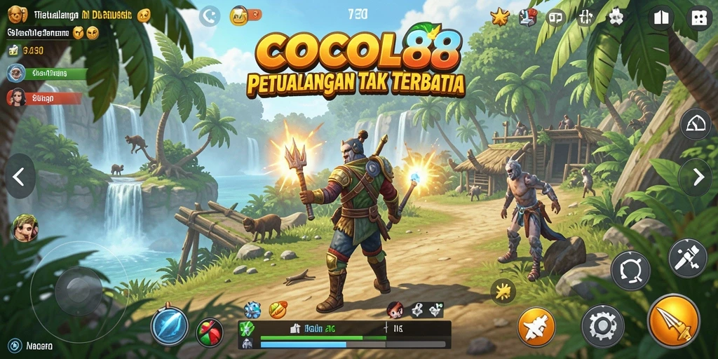 Tampilan permainan COCOL88 yang memukau di dunia terbuka.