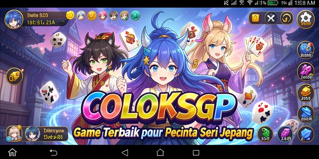 Screenshot gameplay COLOKSGP menampilkan karakter Anime yang action-packed.