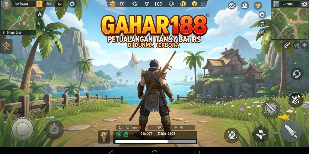 Tangkapan layar gameplay GAHAR188 yang menampilkan aksi seru di dunia terbuka.