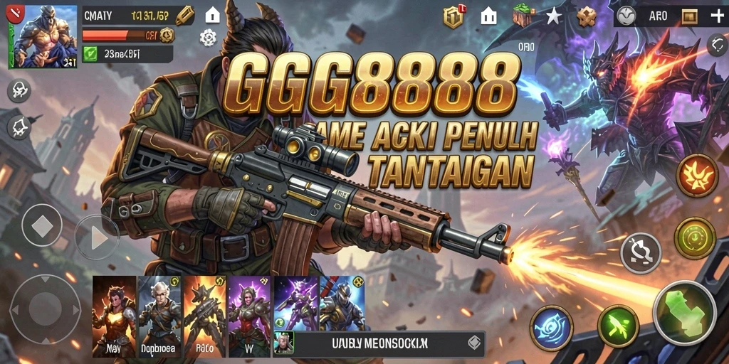 Gameplay seru dengan aksi menegangkan di GGG888.