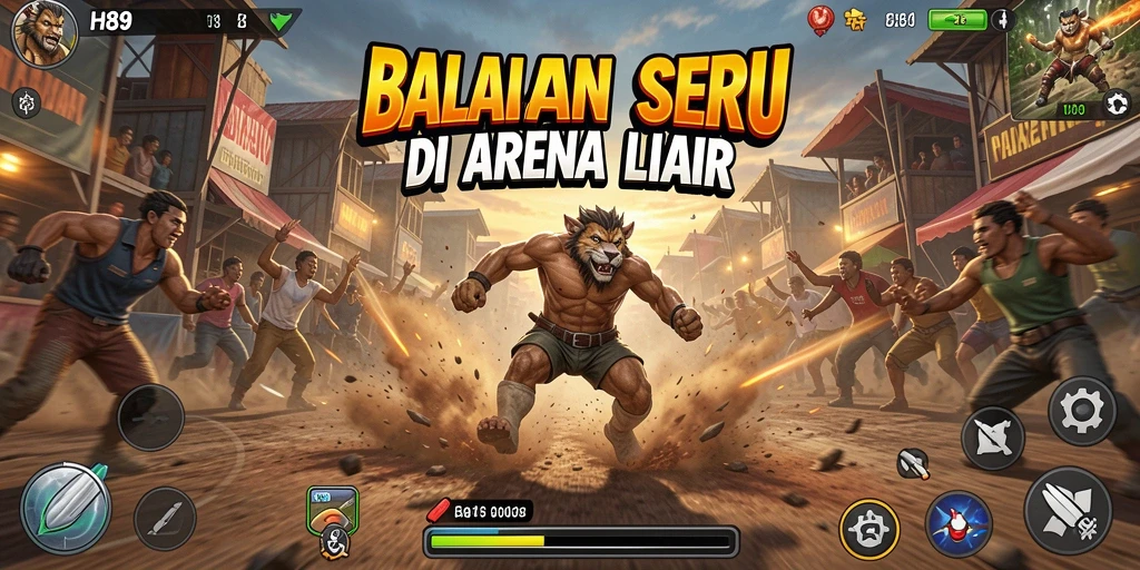 Tampilan gameplay H89 yang menegangkan dengan aksi balapan penuh adrenalin.