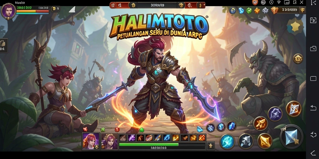 Screenshot gameplay HALIMTOTO yang menampilkan aksi petualangan seru.