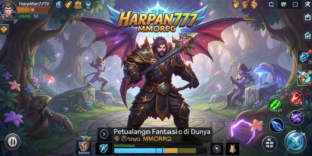 Tangkapan layar <strong>HARAPAN777</strong> menunjukkan aksi pertarungan yang mendebarkan dalam dunia MMORPG.