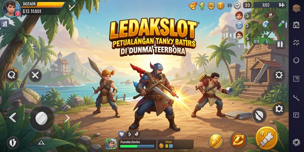 Screenshot gameplay Open World dari LEDAKSLOT yang menunjukkan eksplorasi yang mendalam.