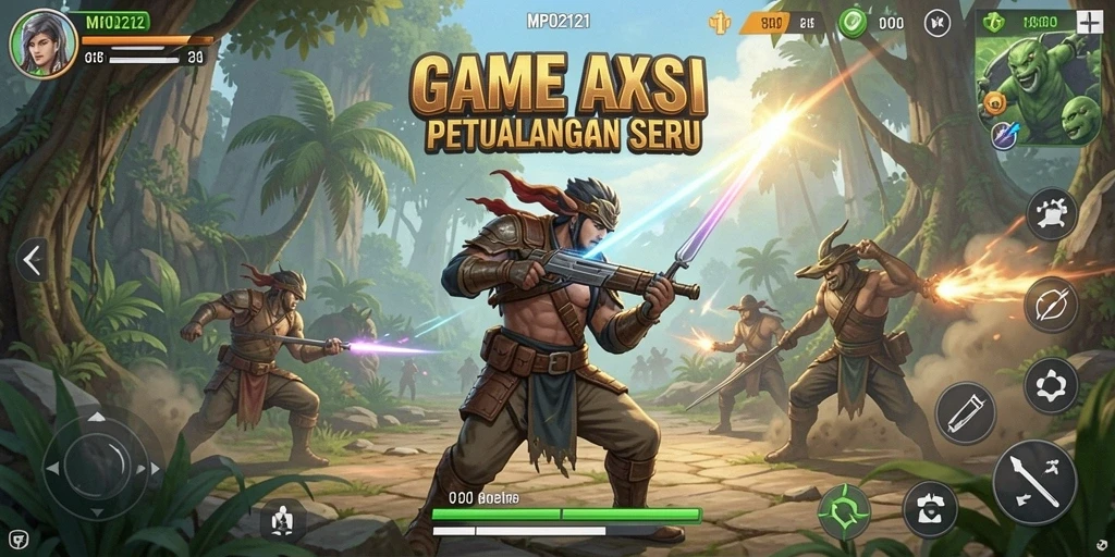 Tangkapan layar MPO2121 menampilkan aksi pertempuran yang mendebarkan.