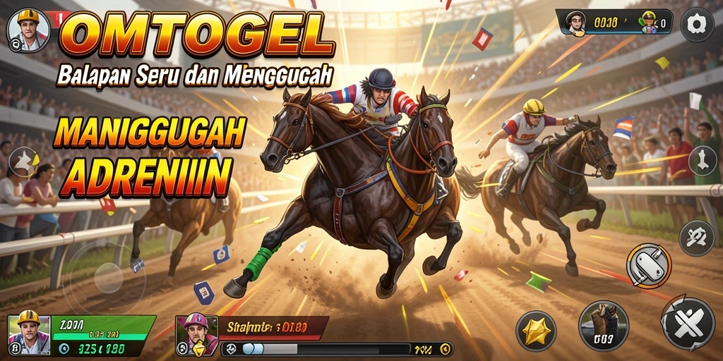 Gameplay balapan yang seru dan mendebarkan di OMTOGEL.