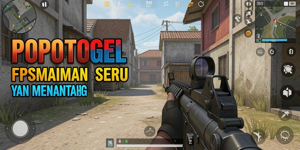 Tampilan gameplay menarik dari POPOTOGEL yang menampilkan pertempuran FPS.