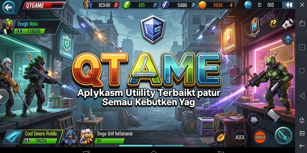 Screenshot QTGAME menampilkan fitur pengingat dan manajemen waktu yang efisien.