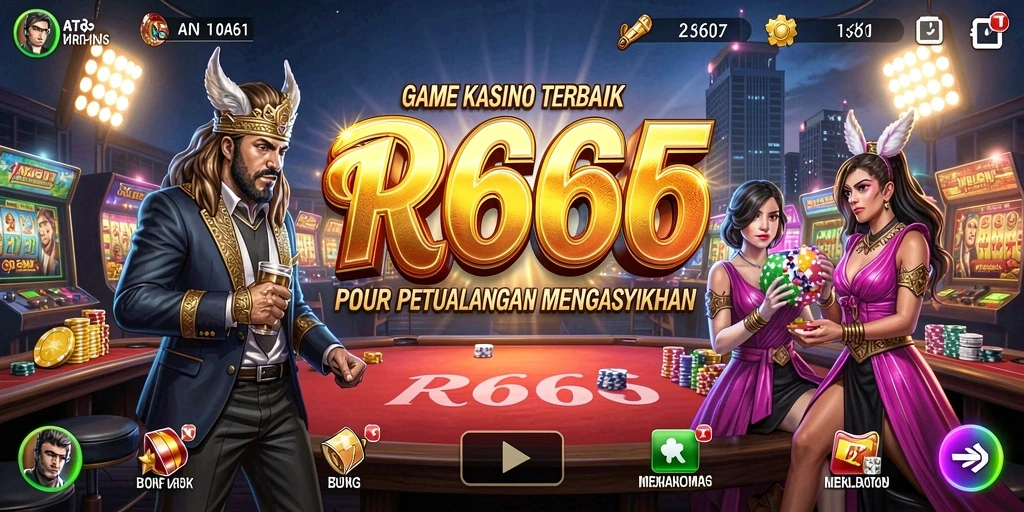 Tampilan gameplay RR666 yang mendebarkan dalam dunia kasino digital.