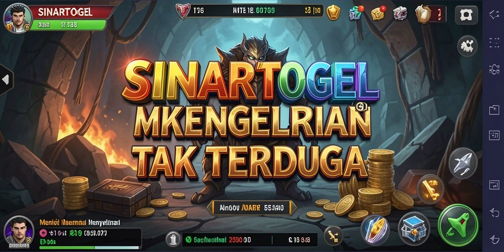 Screenshot menampilkan momen menegangkan dalam SINARTOGEL.